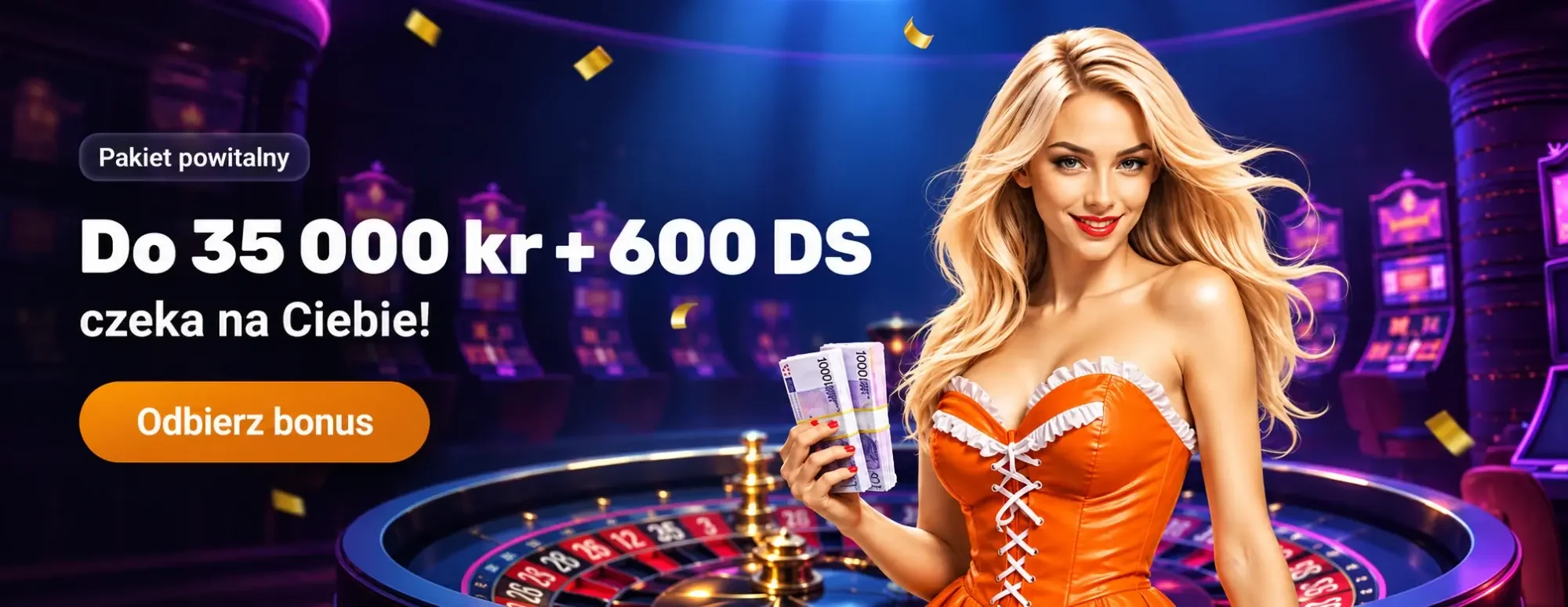 Painel de promoções e bónus do Vox Casino